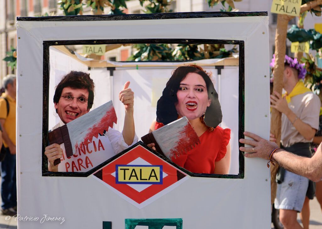 Manifestación contra la tala en Madrid