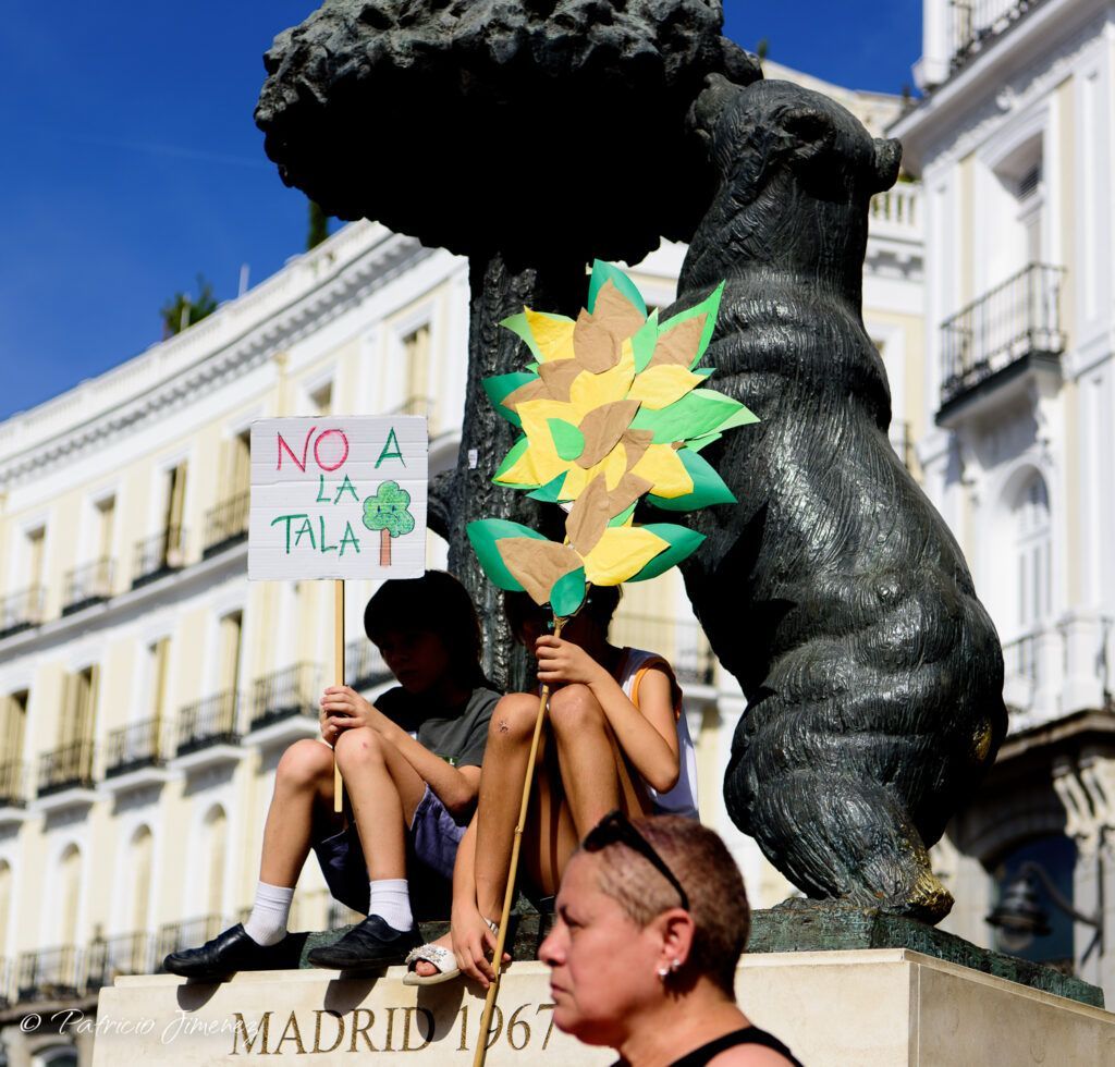 Manifestación contra la tala en Madrid