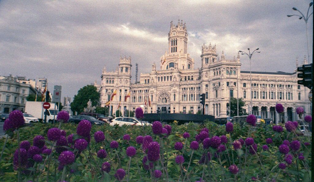Plaza de Cibeles cámara Pentax KM